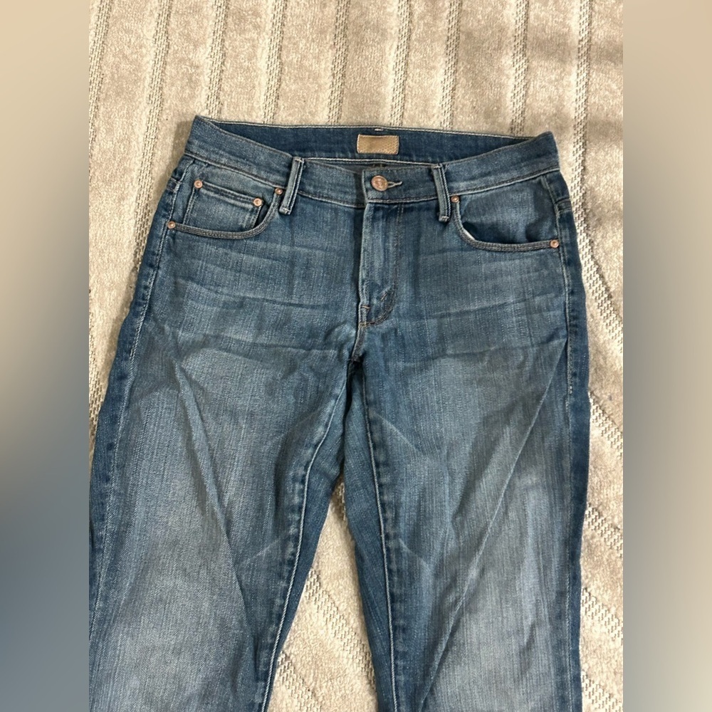 Mother Skinny Not Skinny Jeans in Blue Skies Tomorrow - Size 25 - Picture 3 of 12